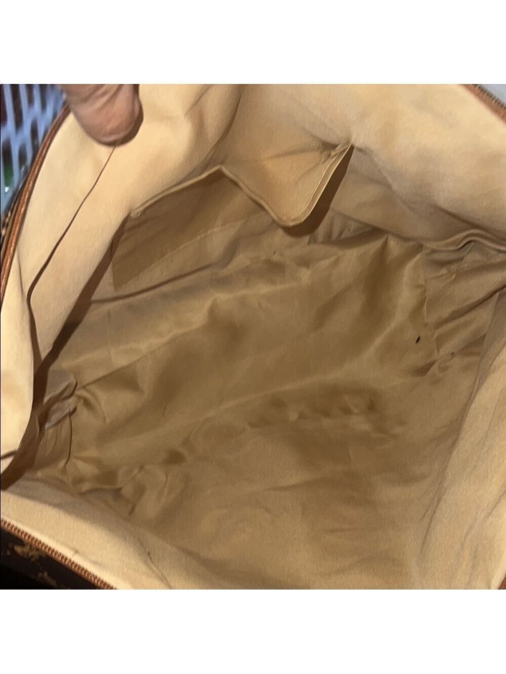 Brown and Black Monogram Tote Bag, NWT, 20X12X7.5, All Vegan Materials T5 - Picture 11 of 11